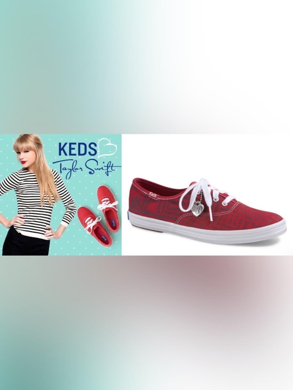 Keds x Taylor Swift “RED" Tour Limited Edition Champion Size 7